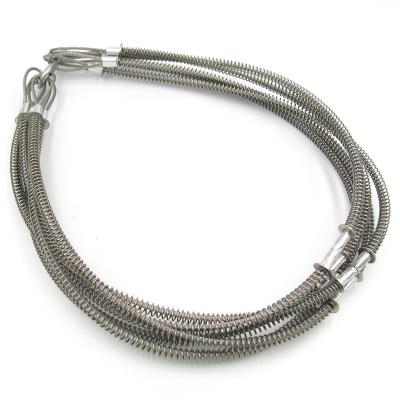 China Factory manufacture 2mm-10mm industrial whipcheck safety cable Galvanized / Stainless spring loaded cable end for sale