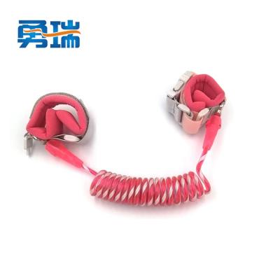 China Steel Wire Anti-lost Rope Products Good Quality Kid Anti-lost Rope Red Children's Spring Cable Retractable Spring Cable Safety for sale