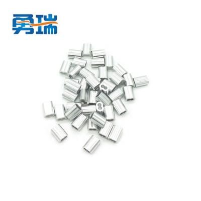 China ALLOY China Produce 8 Shaped M3 Aluminum Sleeves Wire Rope Sling Ferrule Aluminum Thimble for sale