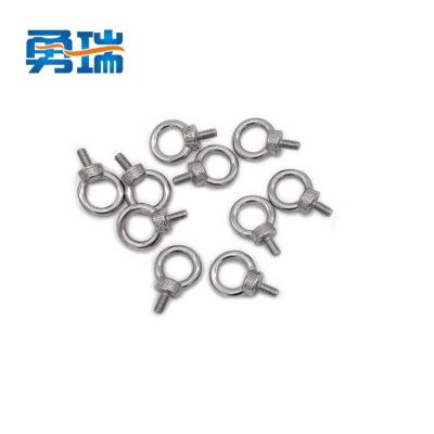 China M3-M16 Metric Fastener Pan High Strength 304 Stainless Steel Eye Bolt Screw Ring Bolt for sale