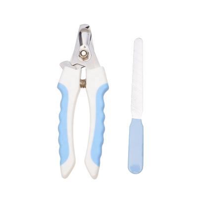 China Viable Professional Pet Nail Clippers and Trimmers with Safety Guard to Avoid Over Cutting, with Nail File for Dog and Cat for sale