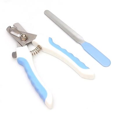 China Dog and Cat Pets Nail Clippers and trimmers viable - with safety guard to avoid over clipping, free nail file, sharp razor blade for sale