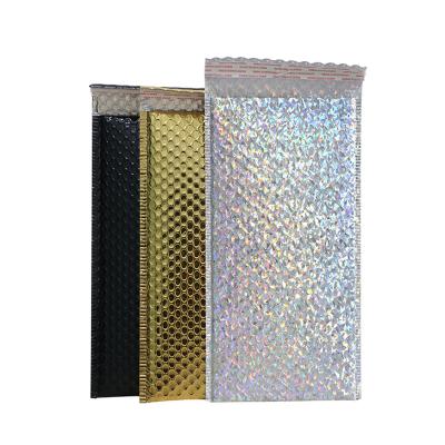 China Factory Wholesale Gold Aluminized Bubble Padded Envelope Packaging Mailer Bubble Bag Small Mailing Bags for sale