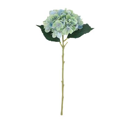 China natural 3d printing European style flower countertop wedding background wall decoration simulation silk flower hydrangea hydrangea for sale