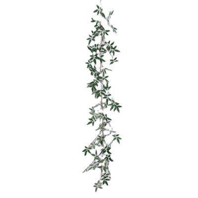 China Hot Sale 1.8m Natural Touch Amazon Silk Eucalyptus Long Leaves Vines Artificial Eucalyptus Garland Hanging Plants Greenery For Wedding for sale