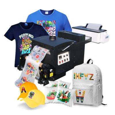 China Self weeding & New Auplex Environmental Friendly White Ink Digital Pet Movie T-shirt Printer Printing Machine for sale