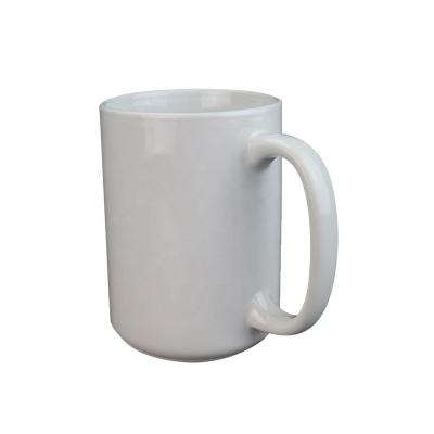 China Viable Wholesale High Quality 15oz Sublimation Factory White Mug Cups 11oz Sublimation Mugs Border Colorful for sale