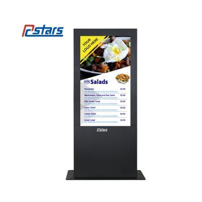 China 55 Inch Waterproof Floor Standing Outdoor Touch LCD Screen Monitor Kiosk Advertising Digital Signage Display Billboard 55 for sale