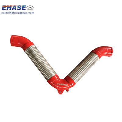 China Offset Steering Motion FM 304 Corrugated Hose 316 Bellow Connector for sale