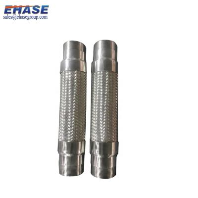 China Connecting Installation To Metallic Pipe System NPT Female Thread New Products Fixed Corrugated Metal Flexible Pipe for sale