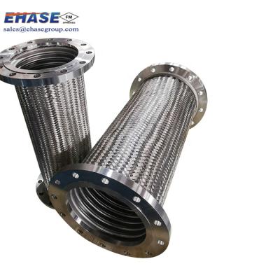 China Strain Joint To Compensate For Uneven Settlement FM Bellows Braid To Exhaust Corrugated Metal Pipe Tube for sale