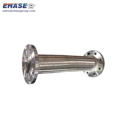 China Strain Joint To Compensate For Uneven Regulation FM Braided Flexible Corrugated Metal Exhaust Pipe Hose for sale