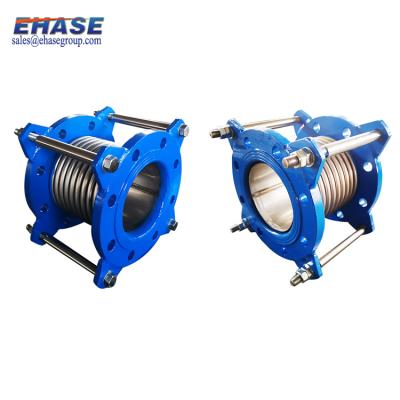 China Absorb Expansion And Compression Building Bellows Expansion Joint Carbon Steel Flange Type Compensator for sale