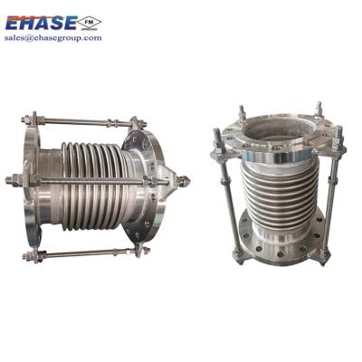 China Metal Steam Pipes Compensate FM Expansion and Compression and Steel Corrugated Compensator Metal Axial Side Expansion Joint for sale