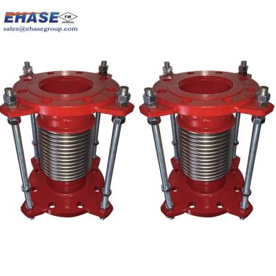 China Flexible Expansion Bellows Compensate Expansion And Compression FM With Double Flange Pipe Joint for sale