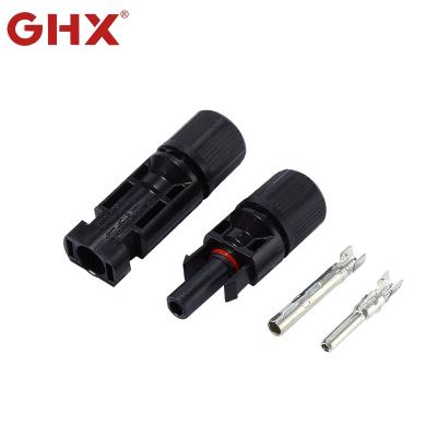 China IP67 Solar Power System DC Male + Female Solar Panel Connector 30A 1000V For Solar PV Cable 2.5/4/6mm Connector for sale