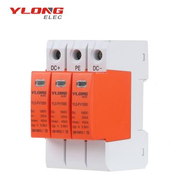 China PBT YLONG Surge Protector YL5-C40 3P DC SPD 1000V Solar for sale