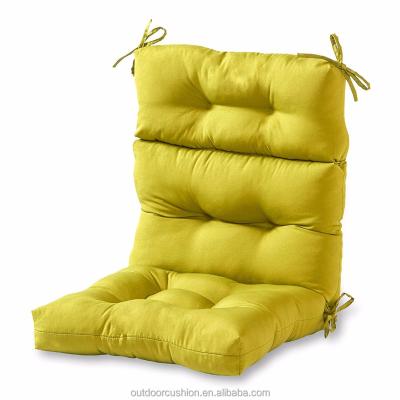 China ZY-OCN0006 Anti-Decubitus Fold Up Living Room Yellow Outdoor Cushion Floor Protector Seat Cushions Outdoor Chair Pad for sale