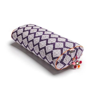 China Chattra Plum Jali Oval Yoga Bolster Anti-Decubitus Pillow Case For Sofa 45*45cm Popular Adults Nonwoven Simple Style, Single Color PP Fiber for sale