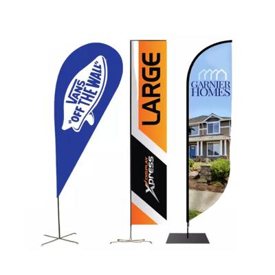 China Durable Factory Advertising Tear Drop Flying Custom Banner Beach Flag flags  banners & display accessories for sale