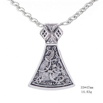 China CLASSIC Ax and Cross Thor Hammer Viking Charms Necklace for jewelry making for sale