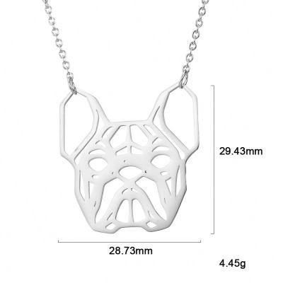 China CLASSIC Fashion Bull Dog Stainless Steel Pendant Jewelry For Women for sale