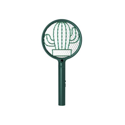 China Hot Selling ABS Traps And Zappers Rechargeable Foldable Electric Dual Mosquito Bite Swatter for sale