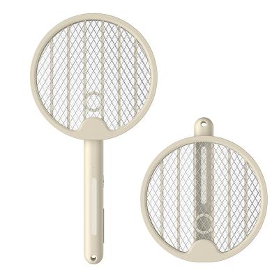 China ABS Design Portable Folding Electric Mosquito Racket Zapper Fly Killer With Lamp for sale