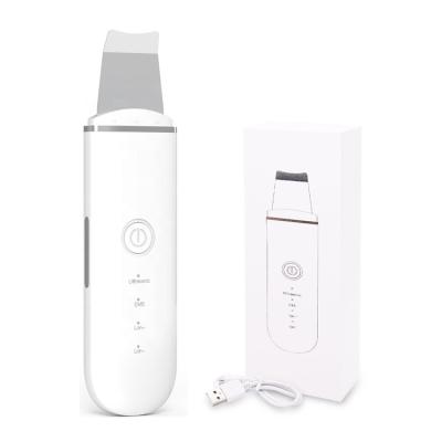 China USB Rechargeable Electric Face Lifting Machine EMS Skin Deep Cleansing Deep Cleansing Ultrasonic Scrubber for sale