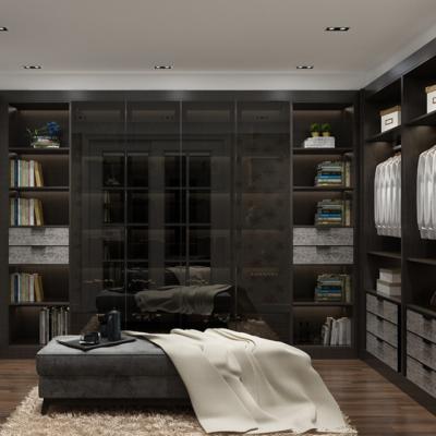 China Contemporary Cabinets Armoire Bedroom Furniture Walk In Cabinet Customized Modern Wardrobe for sale