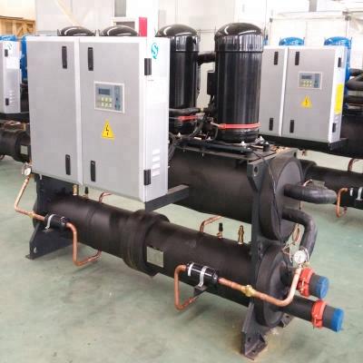 China Commercial Modular Type Water Cooled Water Chiller With Scroll Compressor R407c for sale