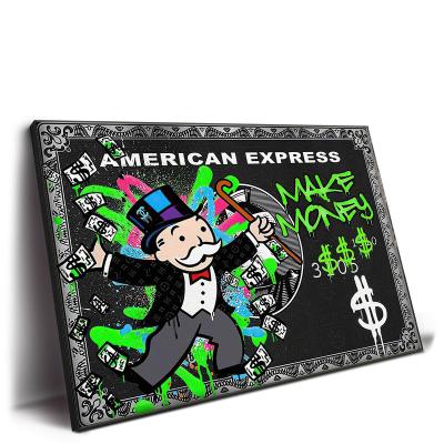 China Customization 2022 New Custom Design Painting American Express Making Money Poster Print On Canvas Wall Art Picture for sale