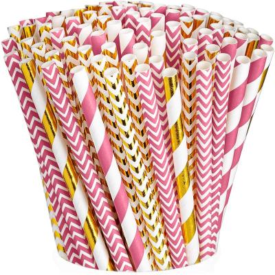 China Biodegradable Drinking Straws Paper Disposable Eco - Friendly Straw for sale