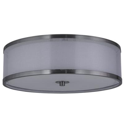 China Hotel Ceiling Mount Flush Light With Black Features A Contemporary Fixture for sale