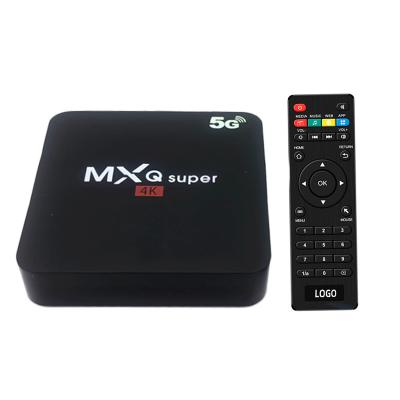 China OEM/ODM Elinksmart Amazone Smart Android TV Hot Box MXQ pro 4K Super with Sim Card Slot Remote Control for sale