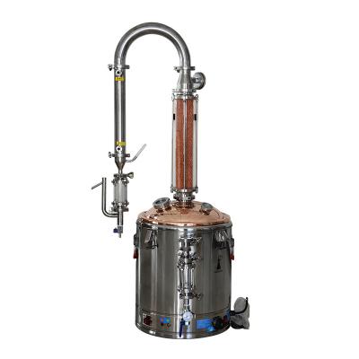 China Extractor 25L del aceite esencial del vapor del vacío de la destilación en venta