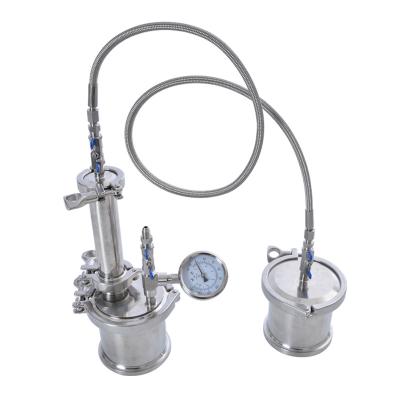 China Closed Loop Extraction Machine Mirror Polish Vacuum 45g Mini for sale