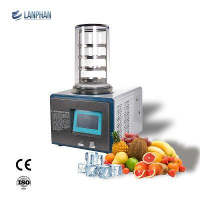 China 0.1m2 3-4kg Mini Lab Gefriertrockner Lyophilizer Gefriertrockner Maschine mit Vakuumpumpe zu verkaufen