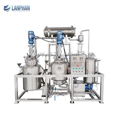 China 50L Stainless Steel 304 Concentration Tank Extraction Unit Extraction Concentrator for sale