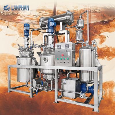 China 50L Vacuum Vertical Concentration And Extraction Tank Fragrance Stills Extractor Equipment for sale