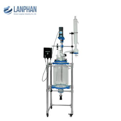 China Hochdruck-H2100mm 20 Liter Laborglasreaktor zu verkaufen