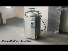 Lab Vertical Steam Sterilizer Autoclave Stainless Steel Portable For Hospital