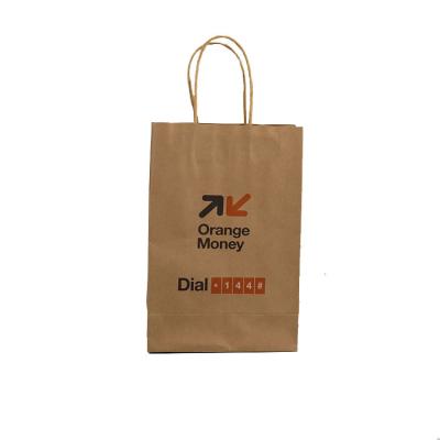 China Latest Recyclable Cheap Bottom Price Flat Gift Bag Small Bottom Kraft Shopping Bag for sale