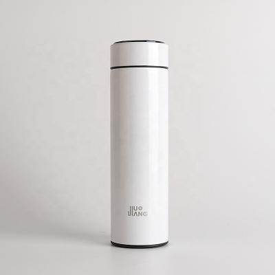 China Sustainable Temperature Display Smart Outdoor Water Bottle 304 Stainless Steel Tumbler for sale