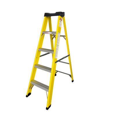 China New Style Insulation Ladders Industrial Popular Low Price Aluminum Fiberglass Step Ladder for sale