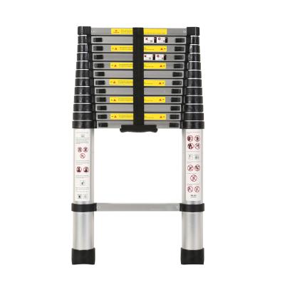 China High Quality 12.5FT/3.8M Folding Ladders Aluminum Telescopic Ladder for sale