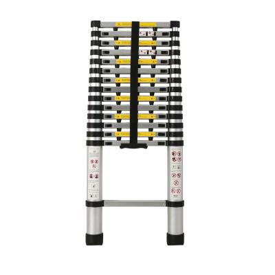 China Folding ladders 4.4M 15 steps aluminum telescopic finer ladder with finger finer ladder for sale