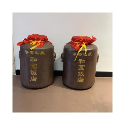 China Wholesale High Quality Ceramic Wine Jar Red Wine Fermentation Tank Factory Use For Hotels for sale