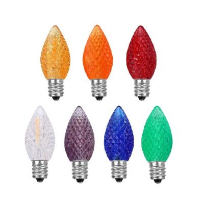 China Manufacturer Wholesale 120v Lamp Body Residential Plastic Material Color Led C7 Light Bulb With Impact Resistant Lens for sale