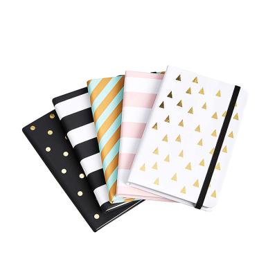 China 2021 Wholesale Hardcover Diaries Multi Color Custom Design Stitch Line Hardcover Leather Notebook Diary for sale